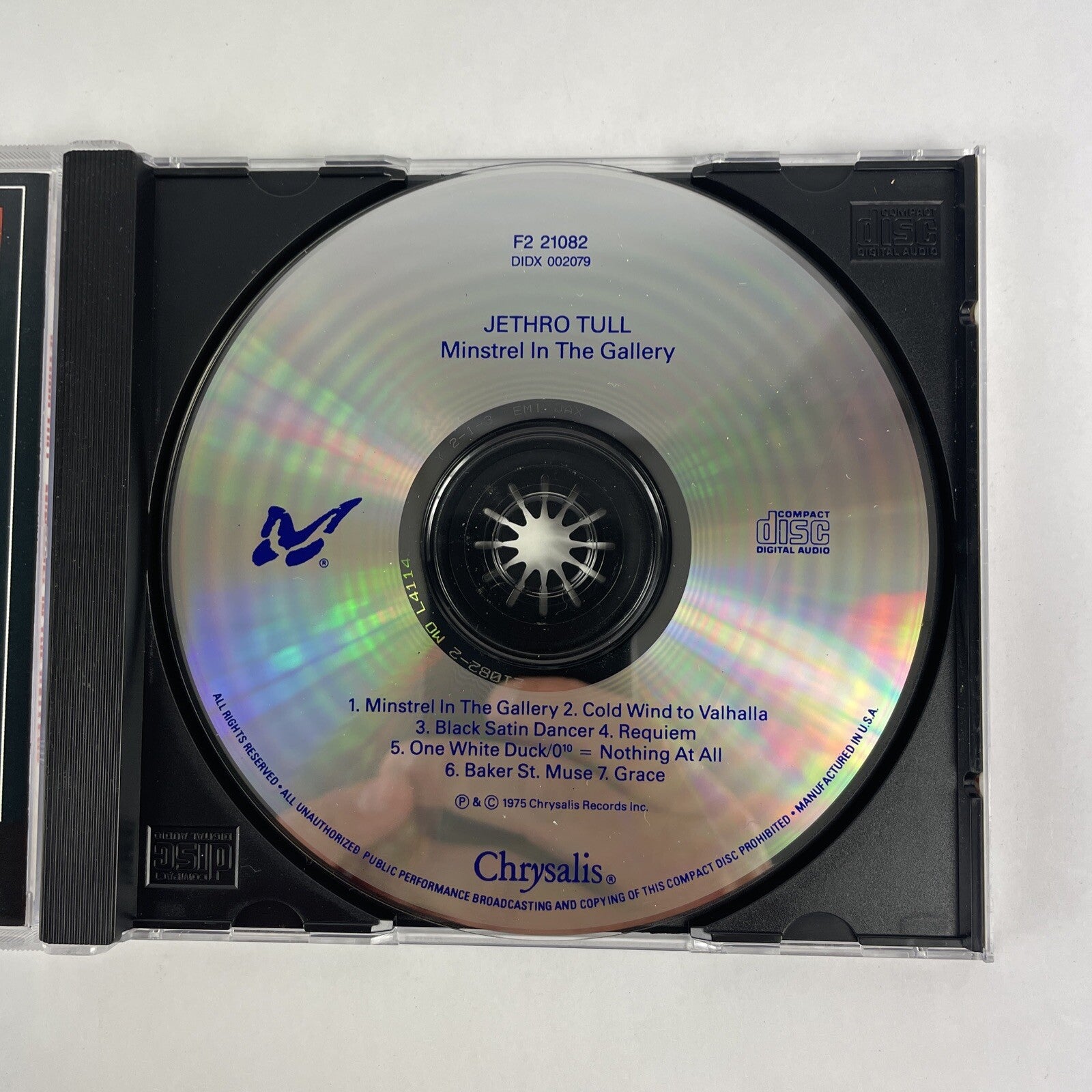 Jethro Tull Minstrel In The Gallery CD 1975 #16