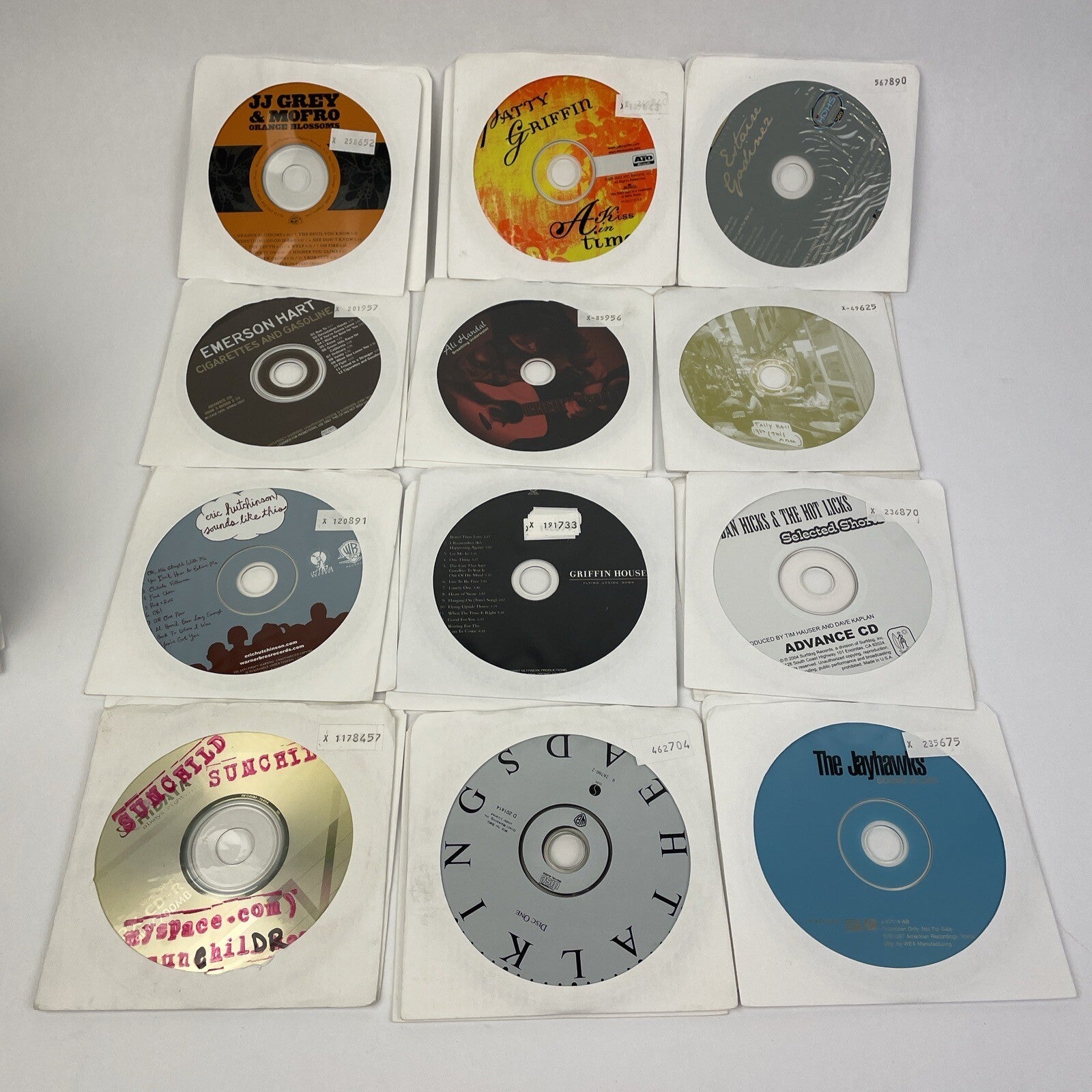 Huge Audiophile Digital Audio CD Lot - Assorted Bands Discs Only in Sleeves VGC