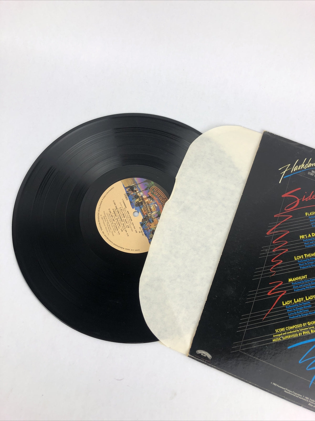 Flashdance Soundtrack Vinyl Record LP, 1983 Casablanca Original *VGC* Free Ship