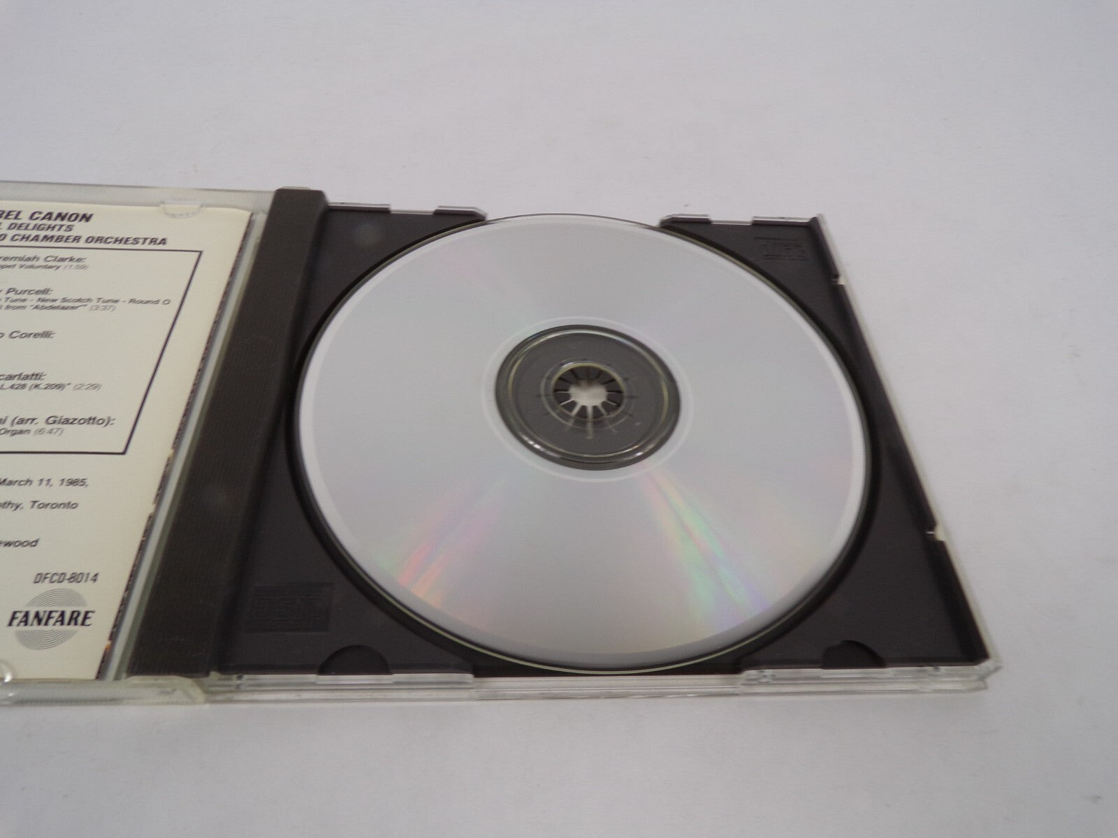 The Pachelbel Canon And Other Digital Delights George Frideric Handel CD#63