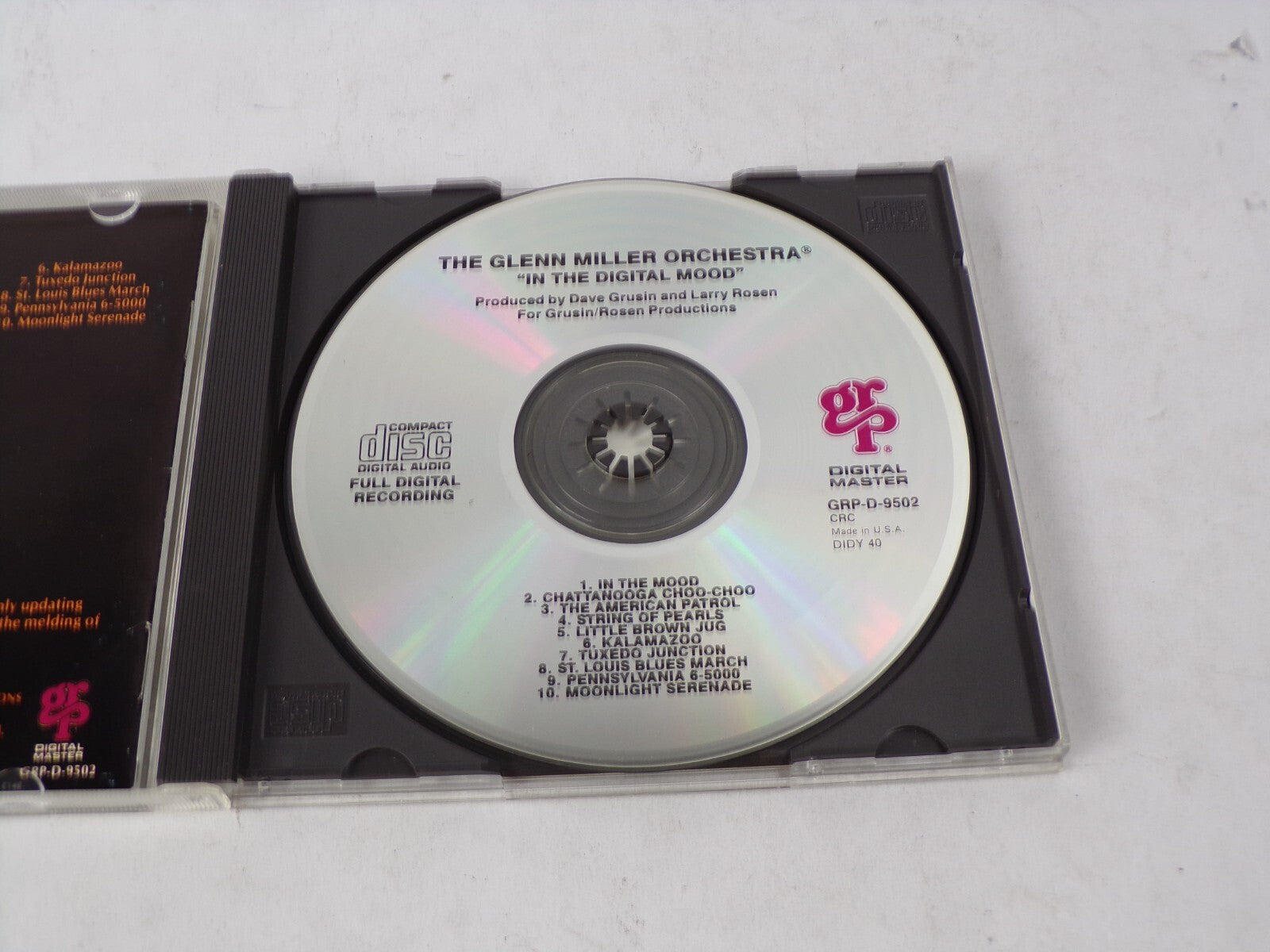 The Glenn Miller Orchestra "In The Digital Mood" In The Mood Chattanooga CD#62