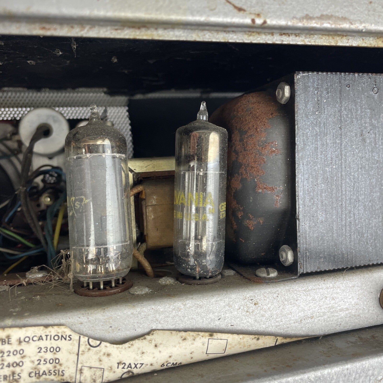 Vintage " Voycall " Tube Office Intercom - Parts or Repair - as IS -LOOK
