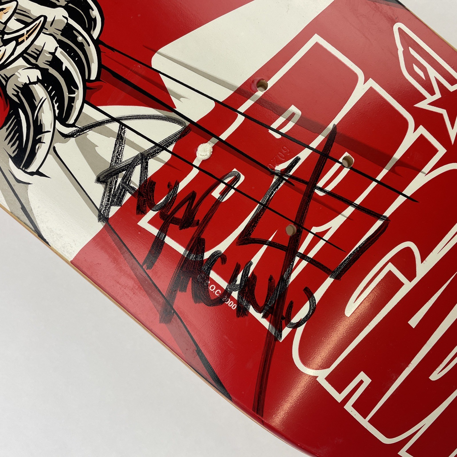 Signed Powell Paul Machnau 1st Pro Model Sample Skateboard Deck Grizzly Bear
