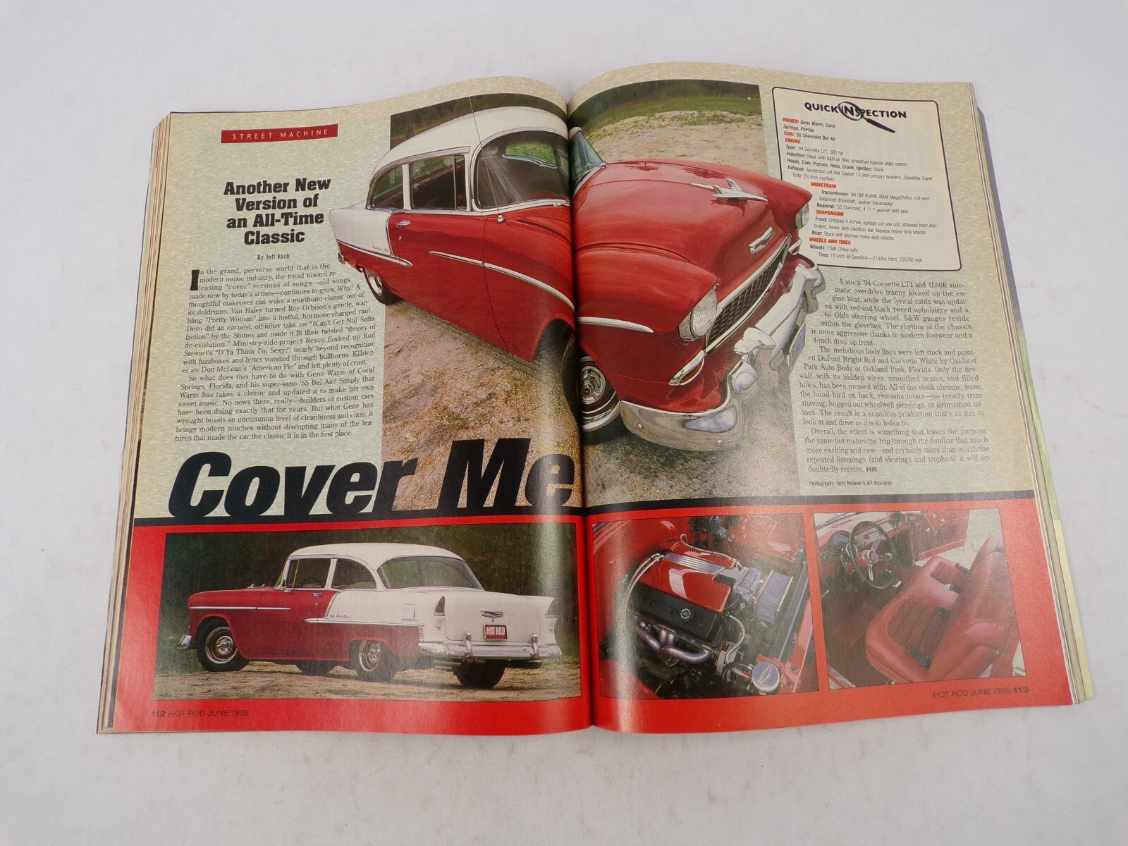 June 1998 Hot Rodding Magazine Baddest Factory Camaros Secret Chevys You've two