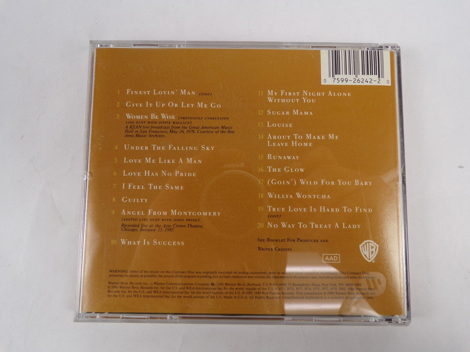 The Bonnie Raitt CD #30