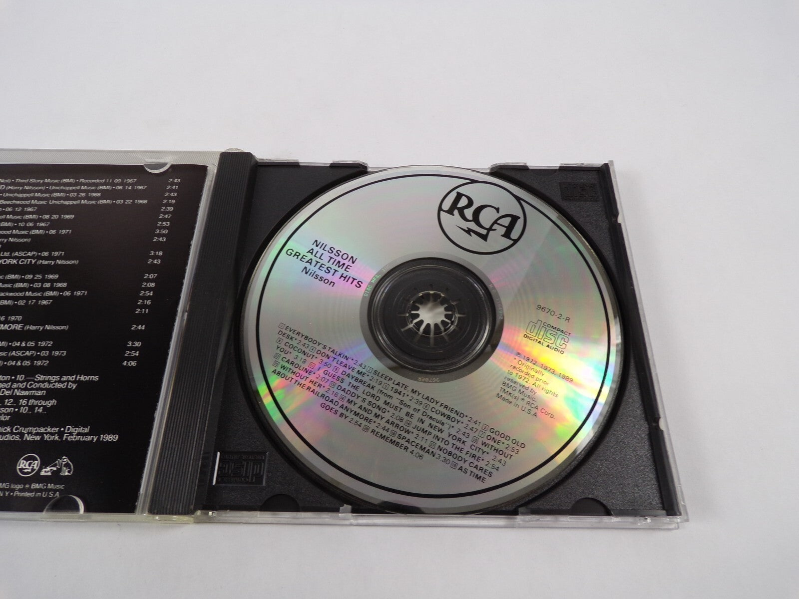 Harry Nilsson All Time Greatest Hits Good Old Desk Without Her Cowboy CD#47