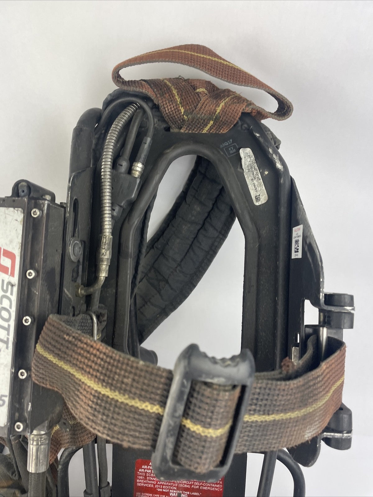 SCOTT SAFETY 4.5 4500 SCBA Air Pack Harness EZ-Flow Air Pak Plus with Sensor e