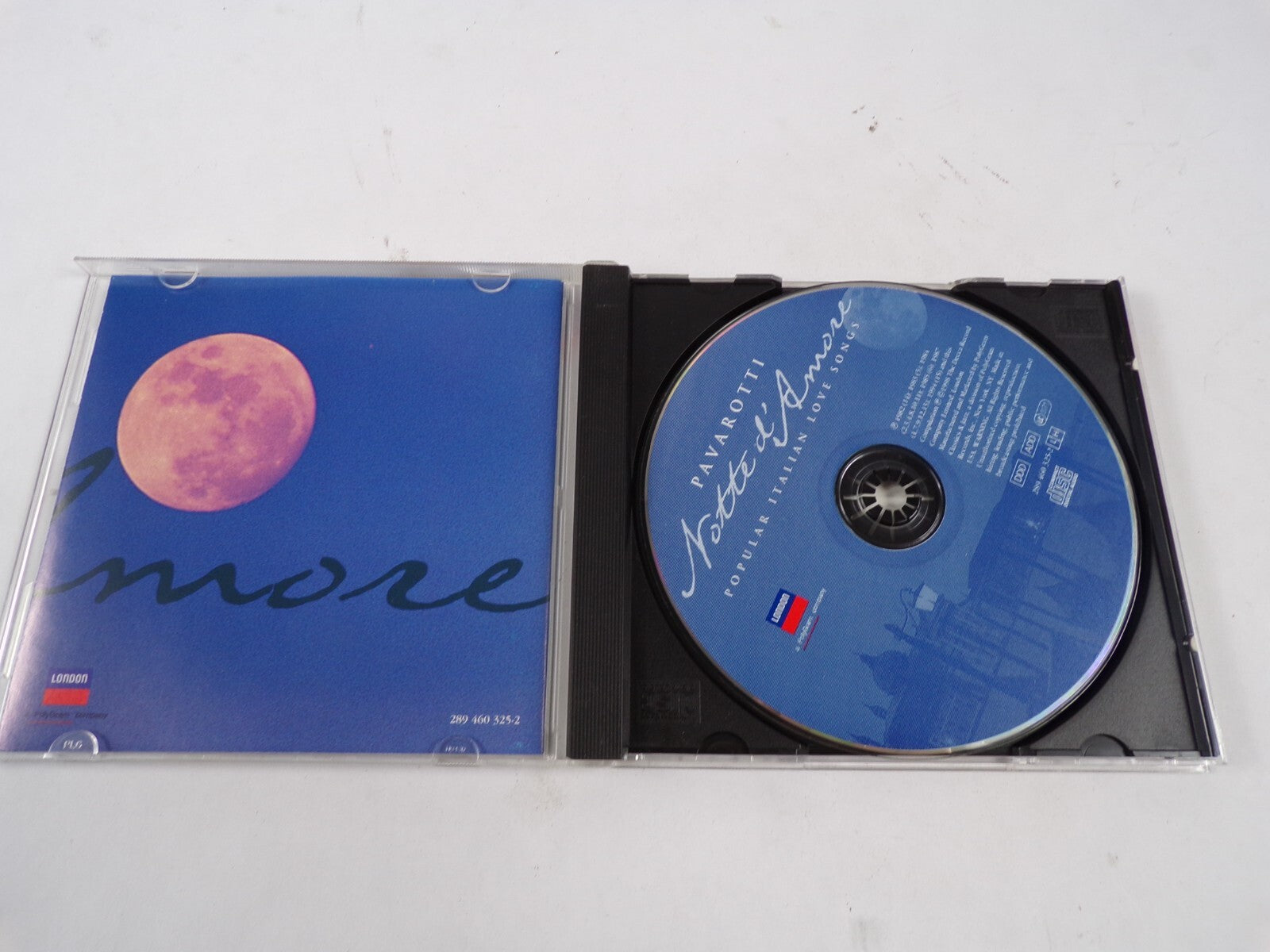 Pavarotti Notte D'amore POpular Italian Love Songs London Non It Seondor CD#39