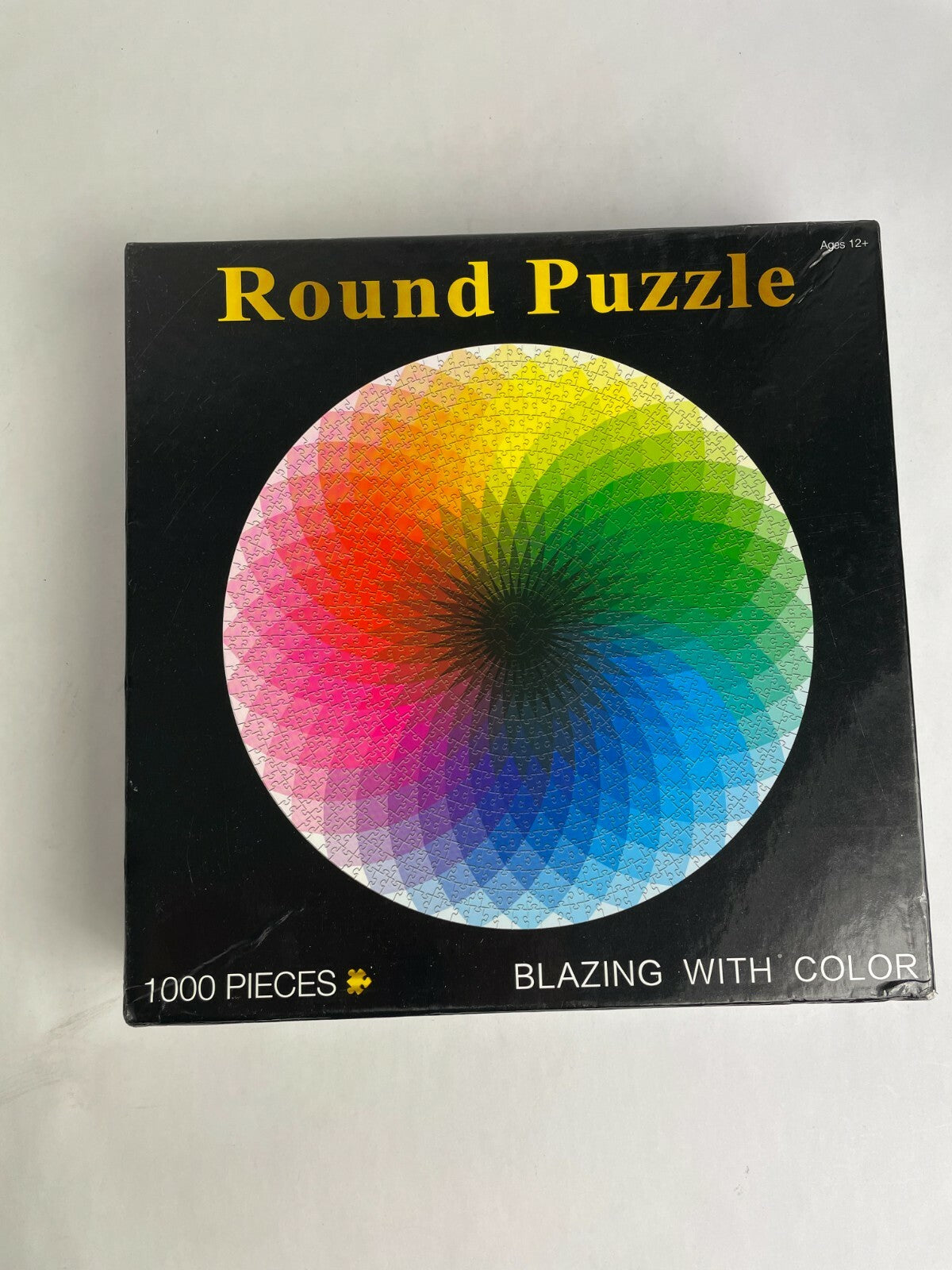 Round Puzzle 1000 Pieces Blazing with Color M1