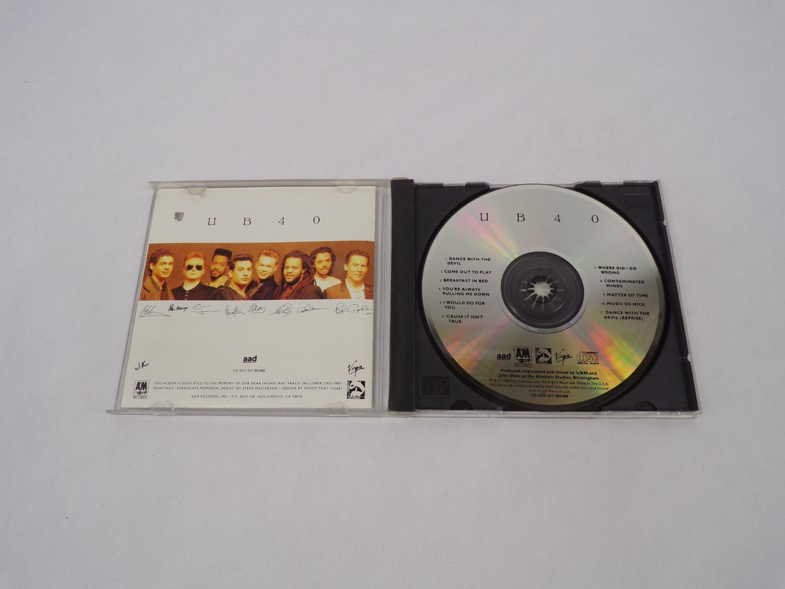 UB40 Dance With The Devil Come Out To Play Breakfast In Bed You're Always CD#63