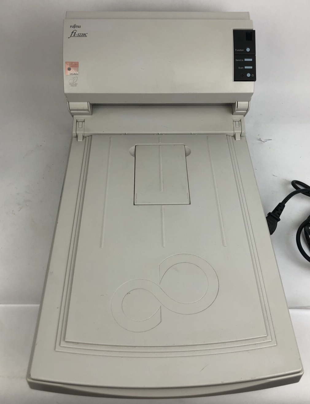 Fujitsu fi-5220C Color Flatbed ADF Duplex Document / Image Scanner w Power Cord