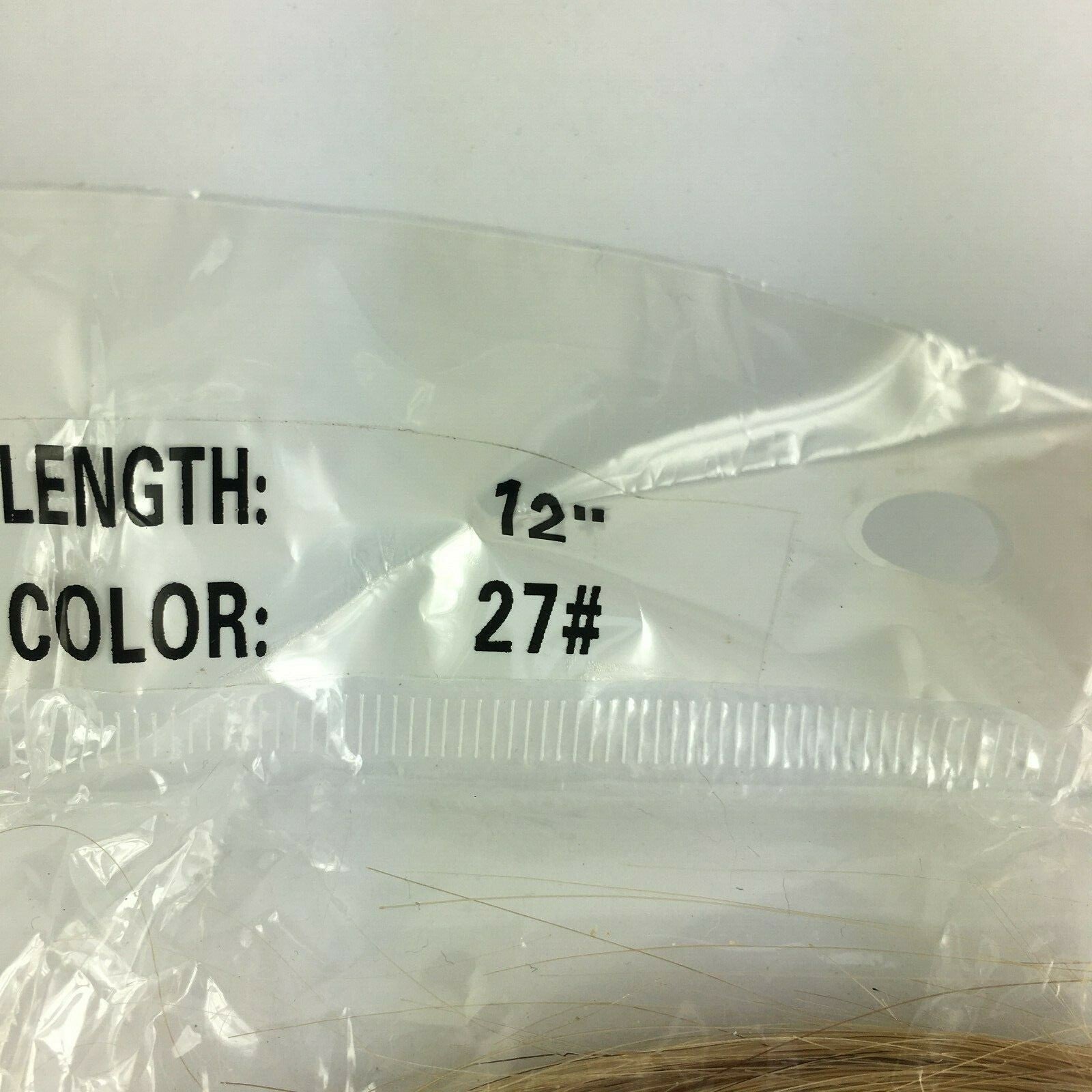 Brand New 100% Human Hair Extension Size 12" Brownish A3