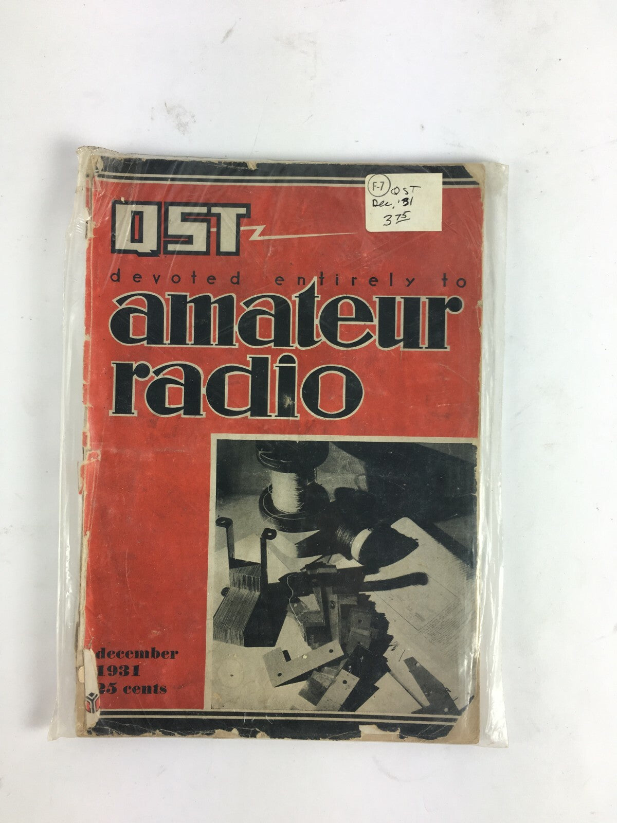 December 1931 QST devoted entirely to Amateur Radio Magazine