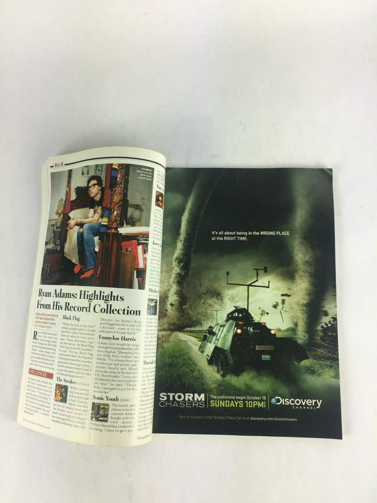 October 2008 RollingStone Magazine Barack Obama School of Rock Death of a Genius