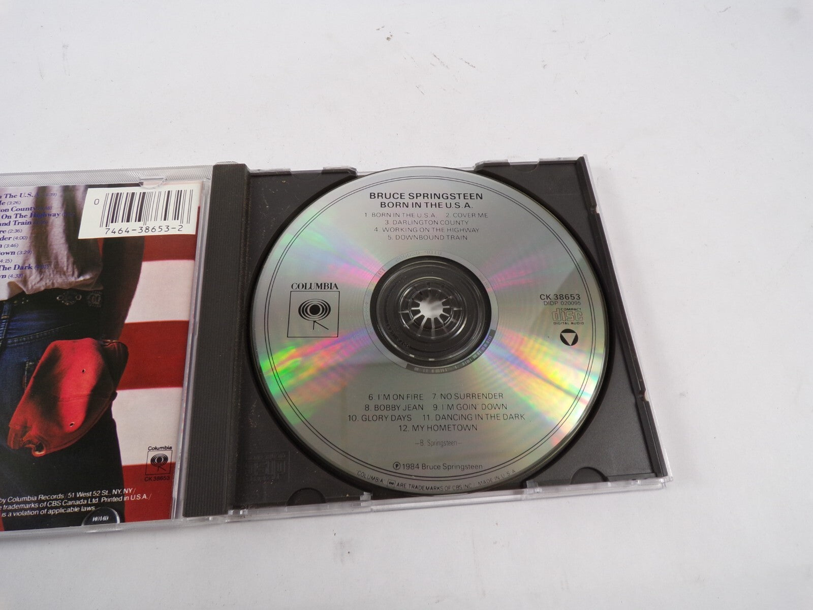 Born In The USA Bruce Springsteen No Surrender Bobby Jean My Hometown CD#48