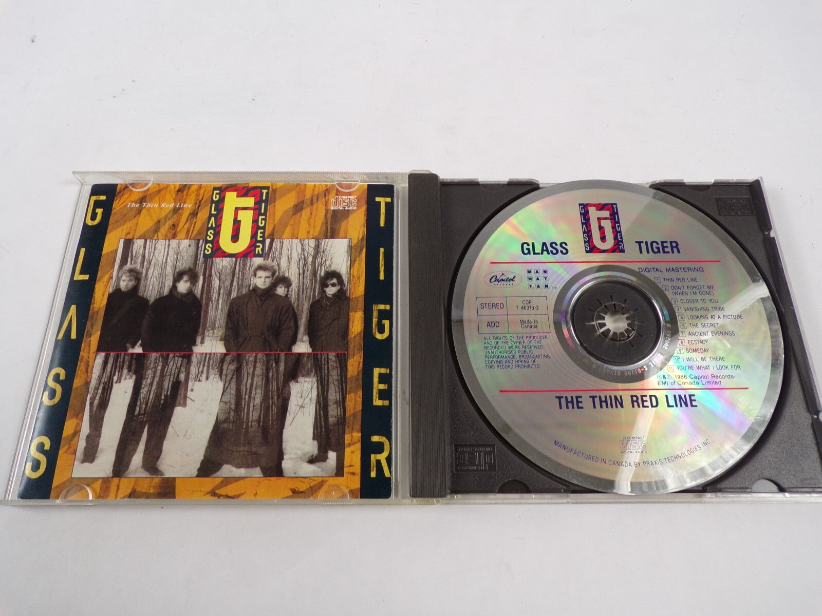 Glass Tiger The Thin Red Line Cdp 746313-2 Al Connelly/ Gulturs, Wayne CD #40