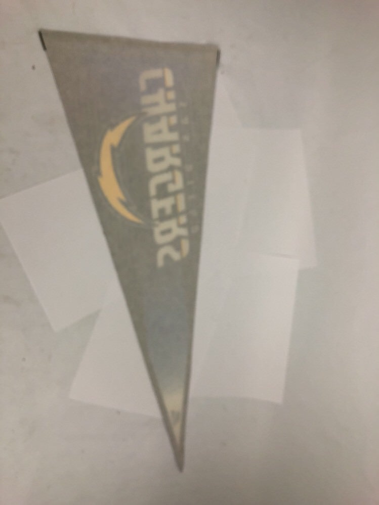 Vintage Wincraft San Diego Chargers Pennant Banner Get It While You Can La Fans