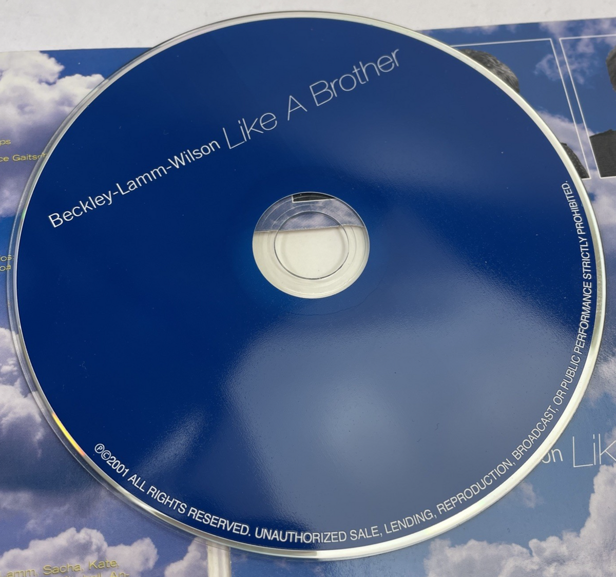 Beckley - Lamm - Wilson – Like A Brother CD 2000 Carl Wilson Of The Beach Boys