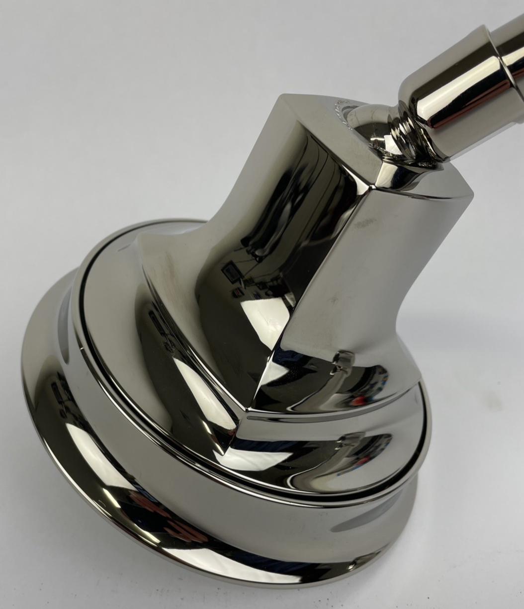 Kohler polished nickel 6 inch shower head with 10 inch shower arm