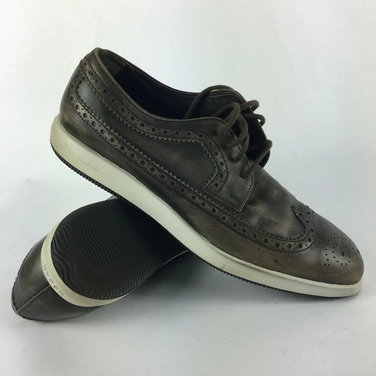 Genuine Hogan Stylish Sneakers Style Black Shoes for Men Size 10