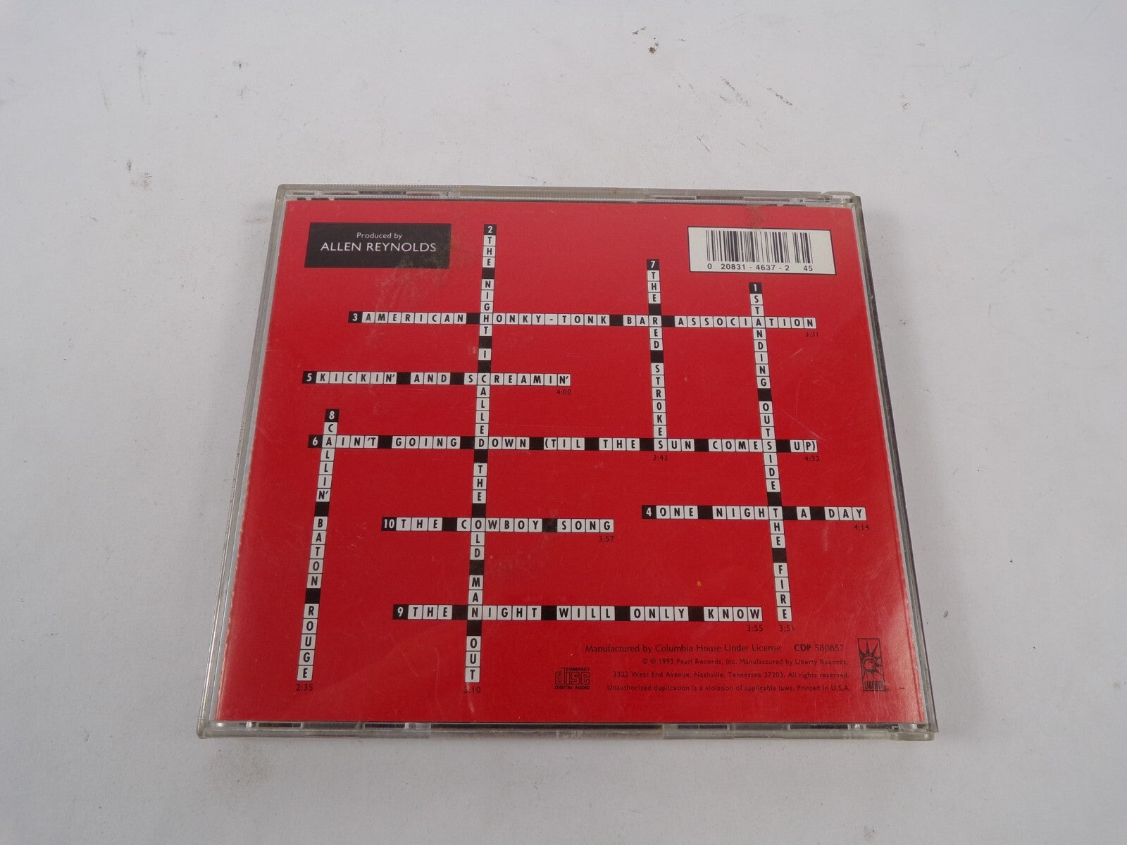 Garth Brooks In Pieces Liberty Records Compact Disc Standing Outside The CD#16
