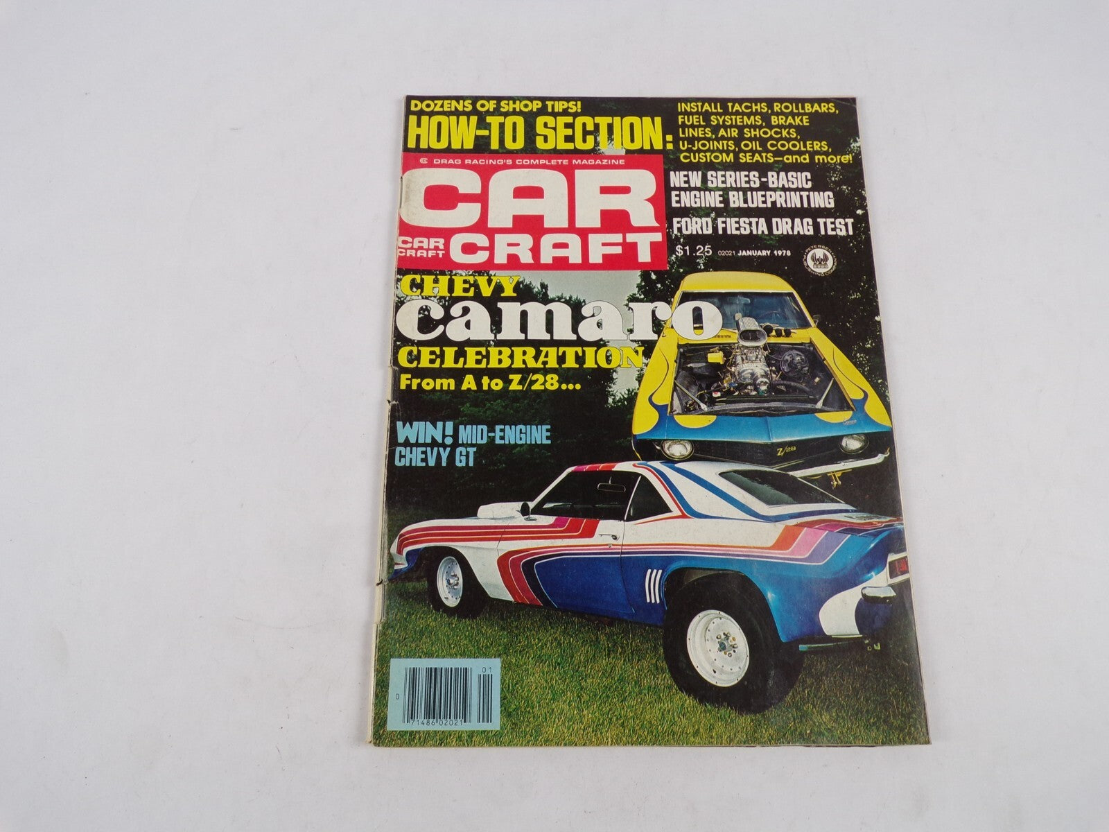 January 1978 Car Craft Chevy Camaro Win! Mid - Engine Chevy GT Dozens Of Shop