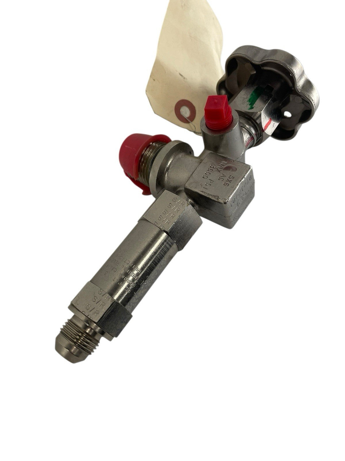 Sherwood Dual Fuel Valve Horizontal 1/4-18 NPT 1-1/8 FusePlug 3600 PSI Plated