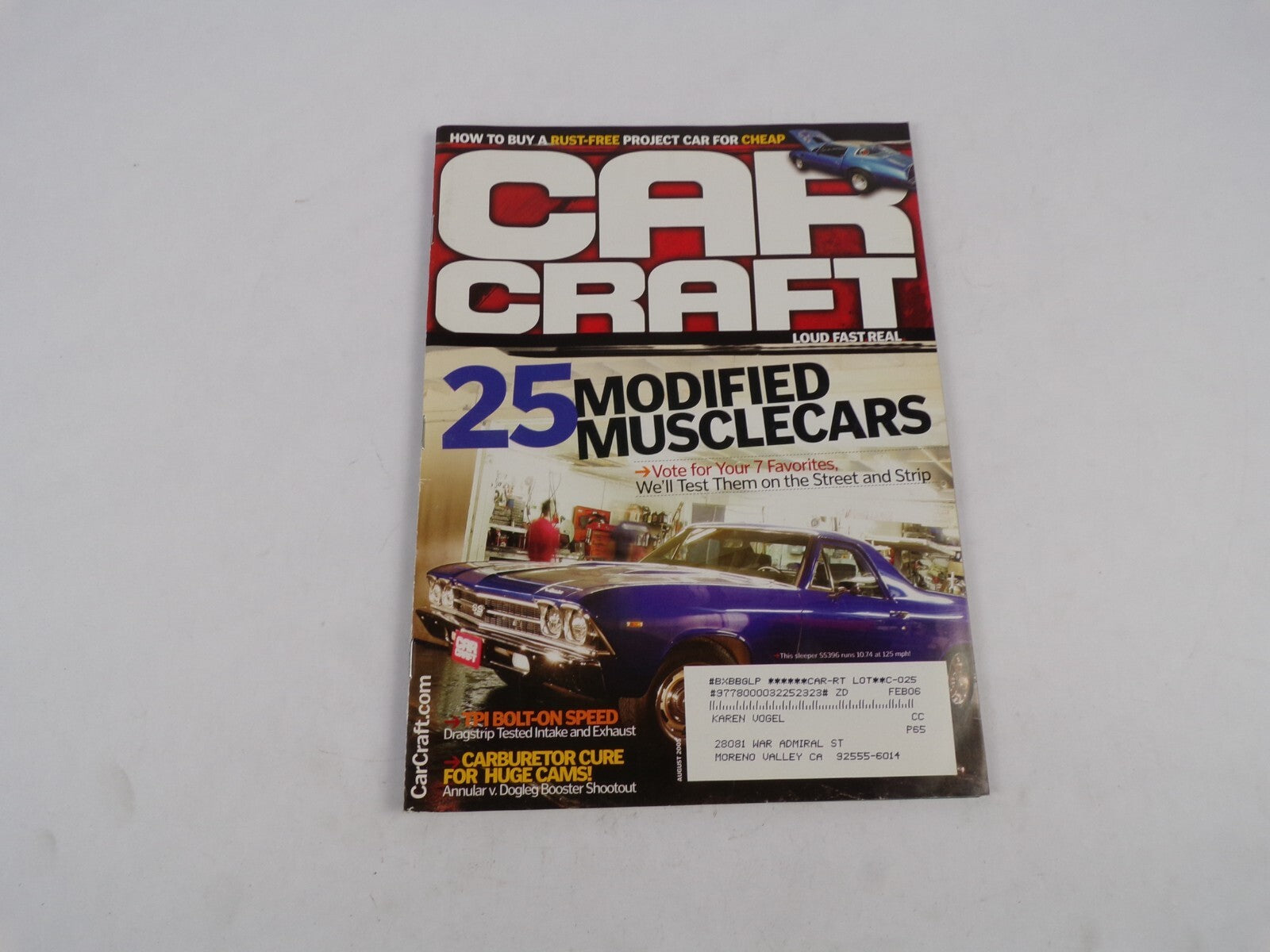 August 2005 Car Craft 25 MHow To Buy A Modified Musclecars How To Buy A Rust-Fre