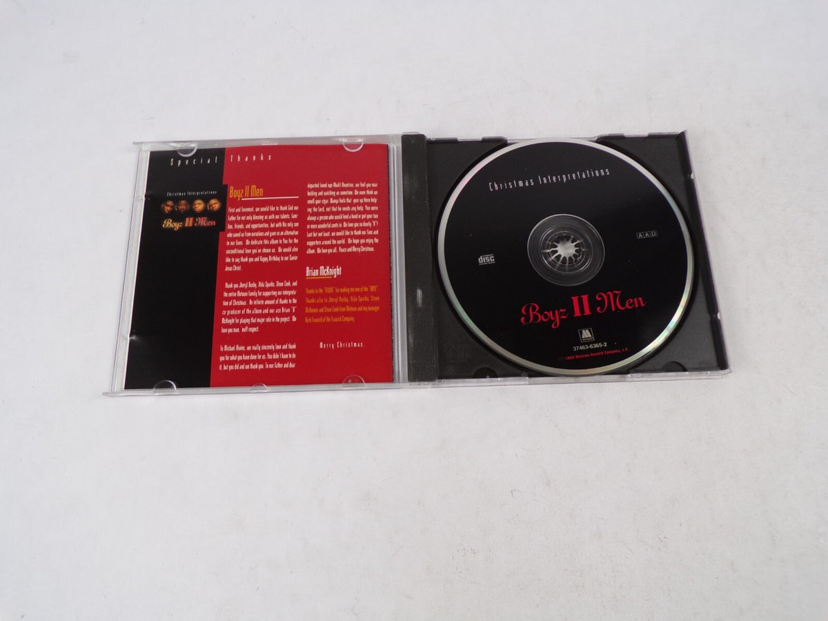 Christmas Interpretations Boys II Men Silent Digit Cintrol Let It Snow CD#34