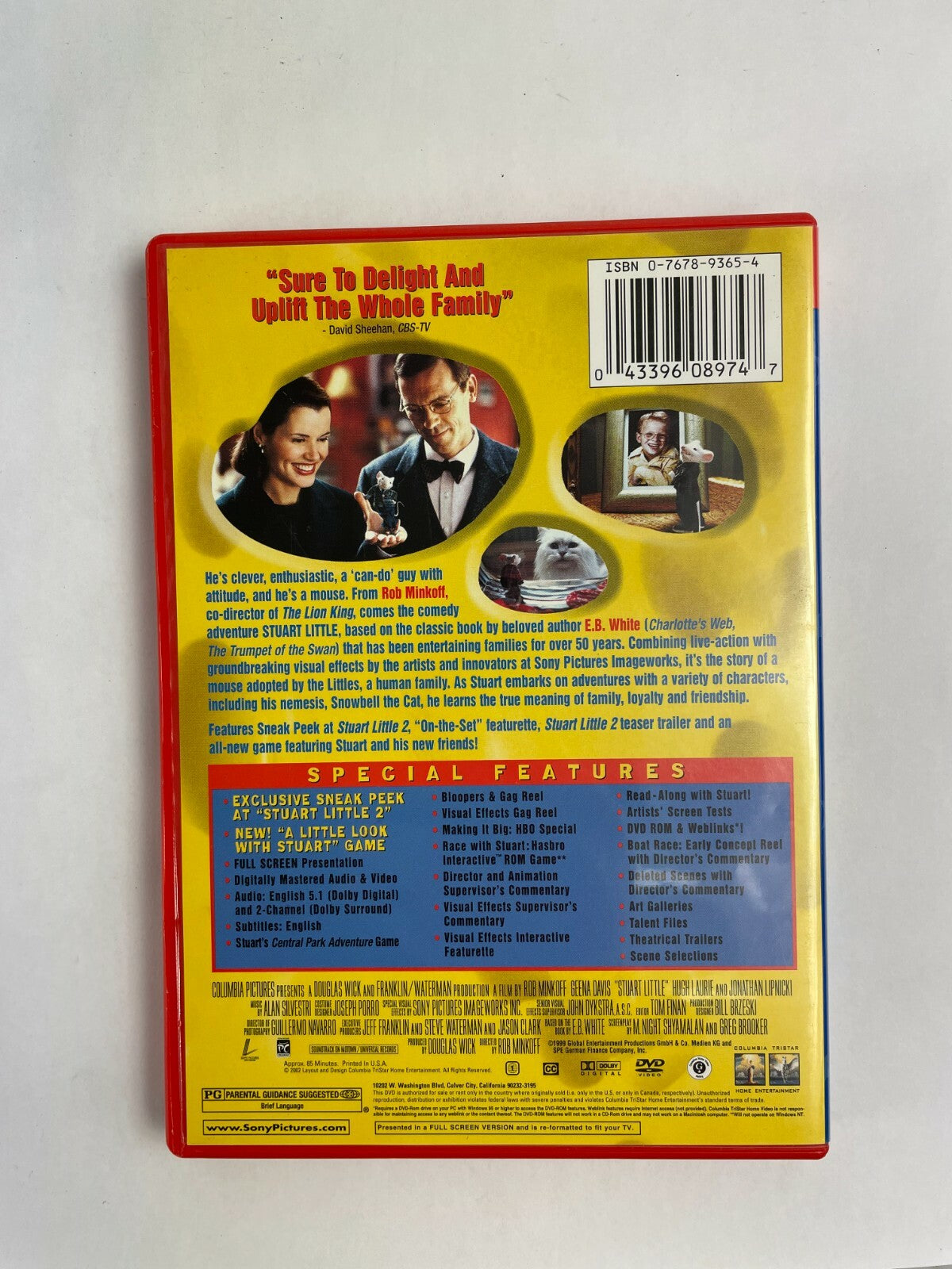 Stuart Little Deluxe Edition From The Co-Director of The Lion King DVD Movies