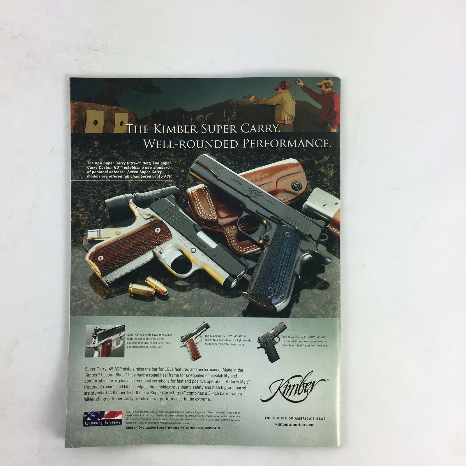 November 2011 Guns & Ammo Magazine Beretta's 9mmNano Martini-Henry The.375 Ruger