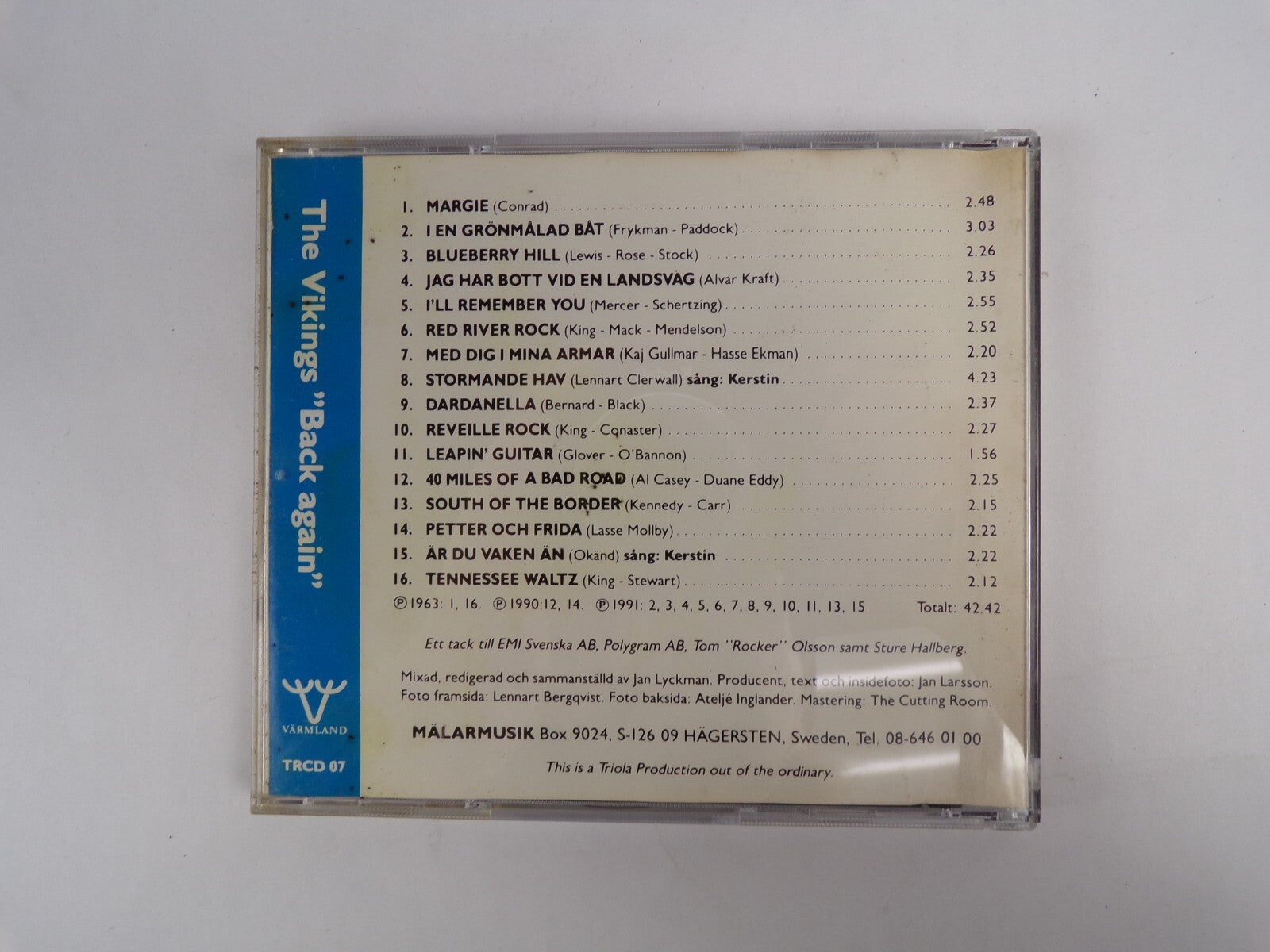 Triola The Vikings Back Again 1961 - 1991 CD #14