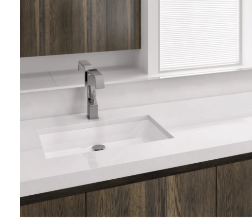 WETSTYLE CUBE 21-3/4" Rectangular WETMAR BiO Stone Composite Undermount Bathroom
