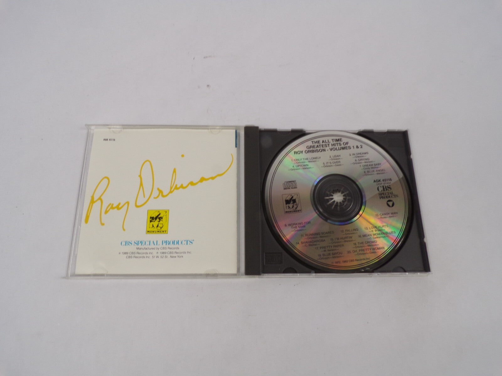 The All-Time Greatest Hits Of Roy Orbison Only The Lonely Leah In Dreams CD#67