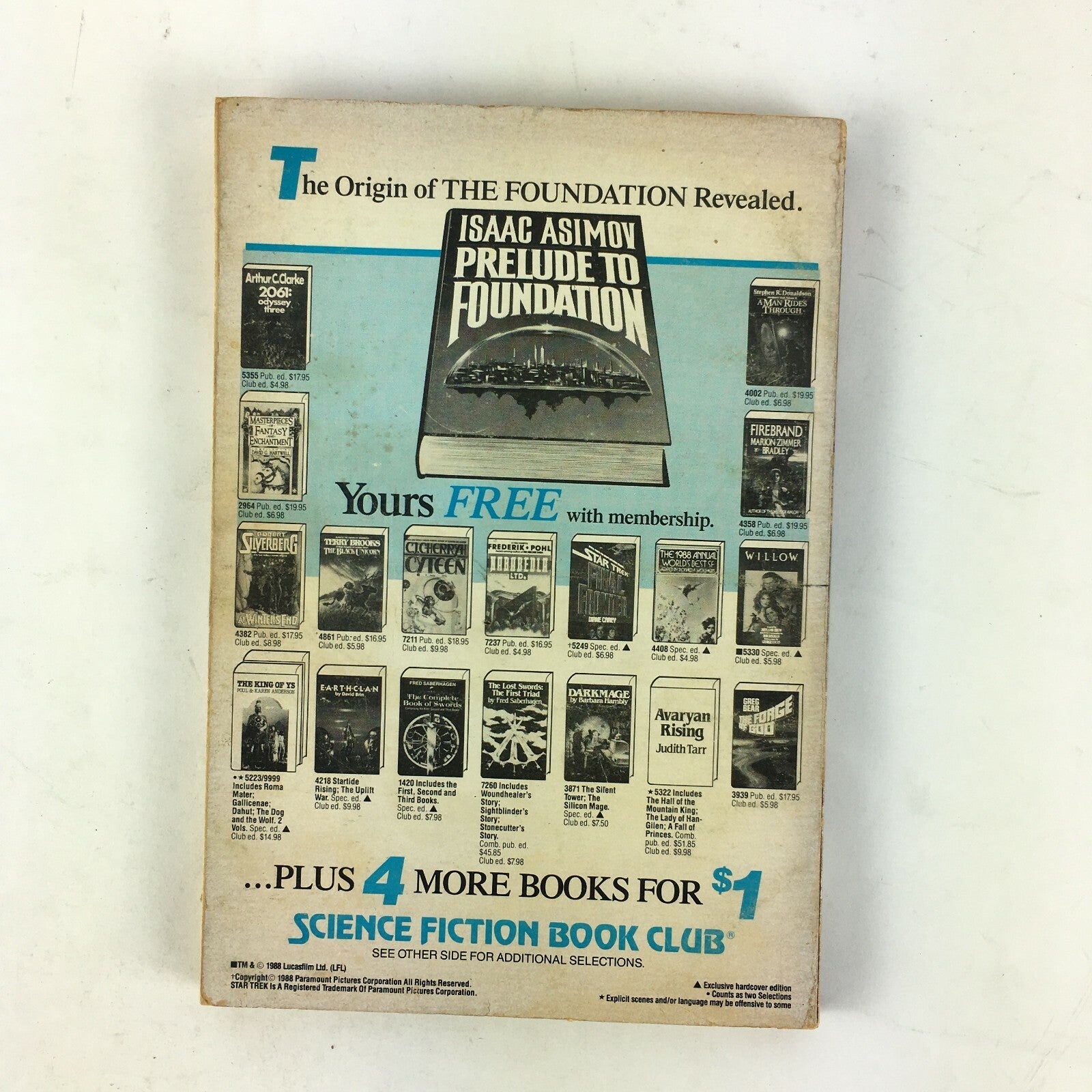 November 1988 Analog Science Fact Magazine Charles Sheffield Proteus Unbound