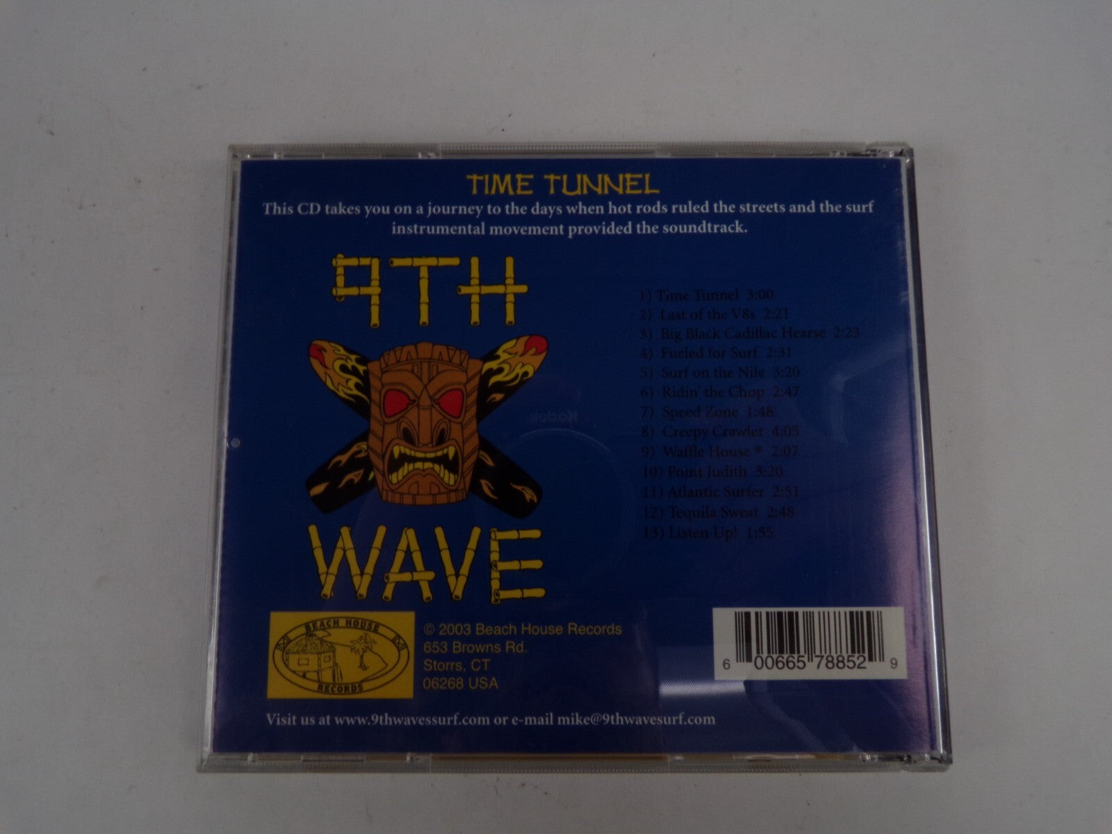 9Th Wave Hot Rod Surf Rock Time Tunnel Speed Zone Listen Up! CD#40