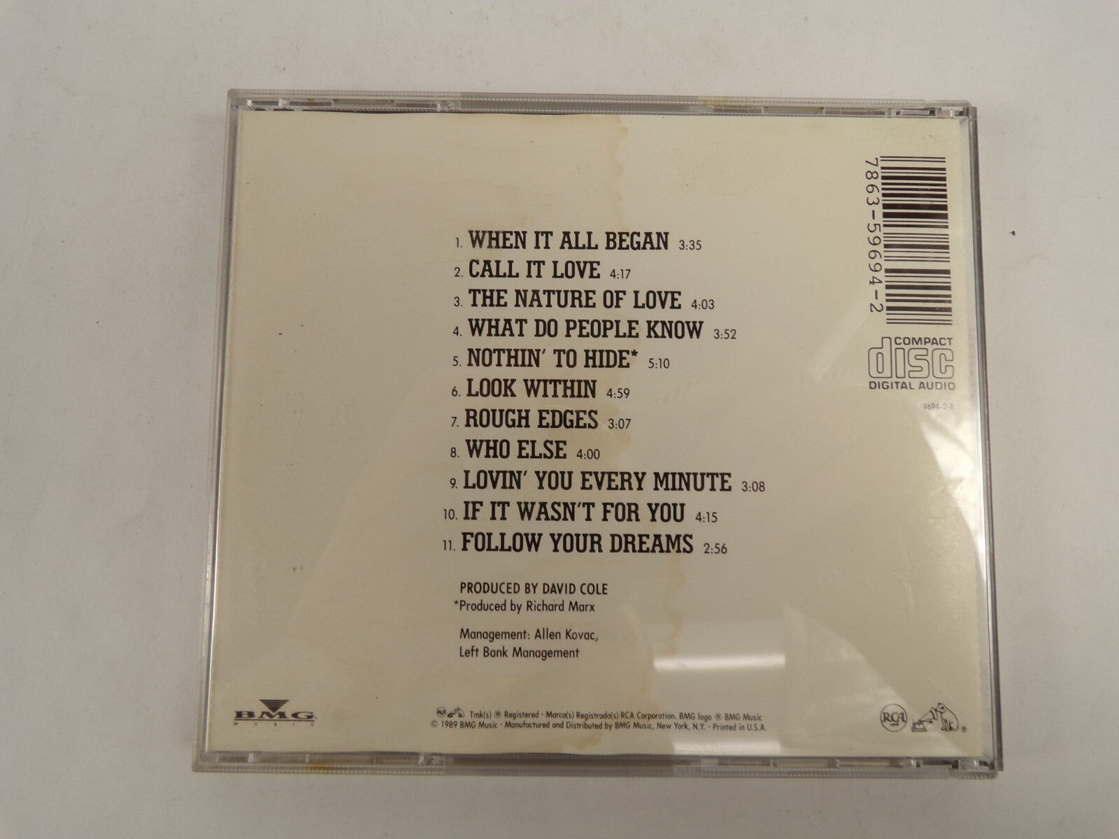 Poco Legact When It All Began Call It Love Nothin To Hide CD#49