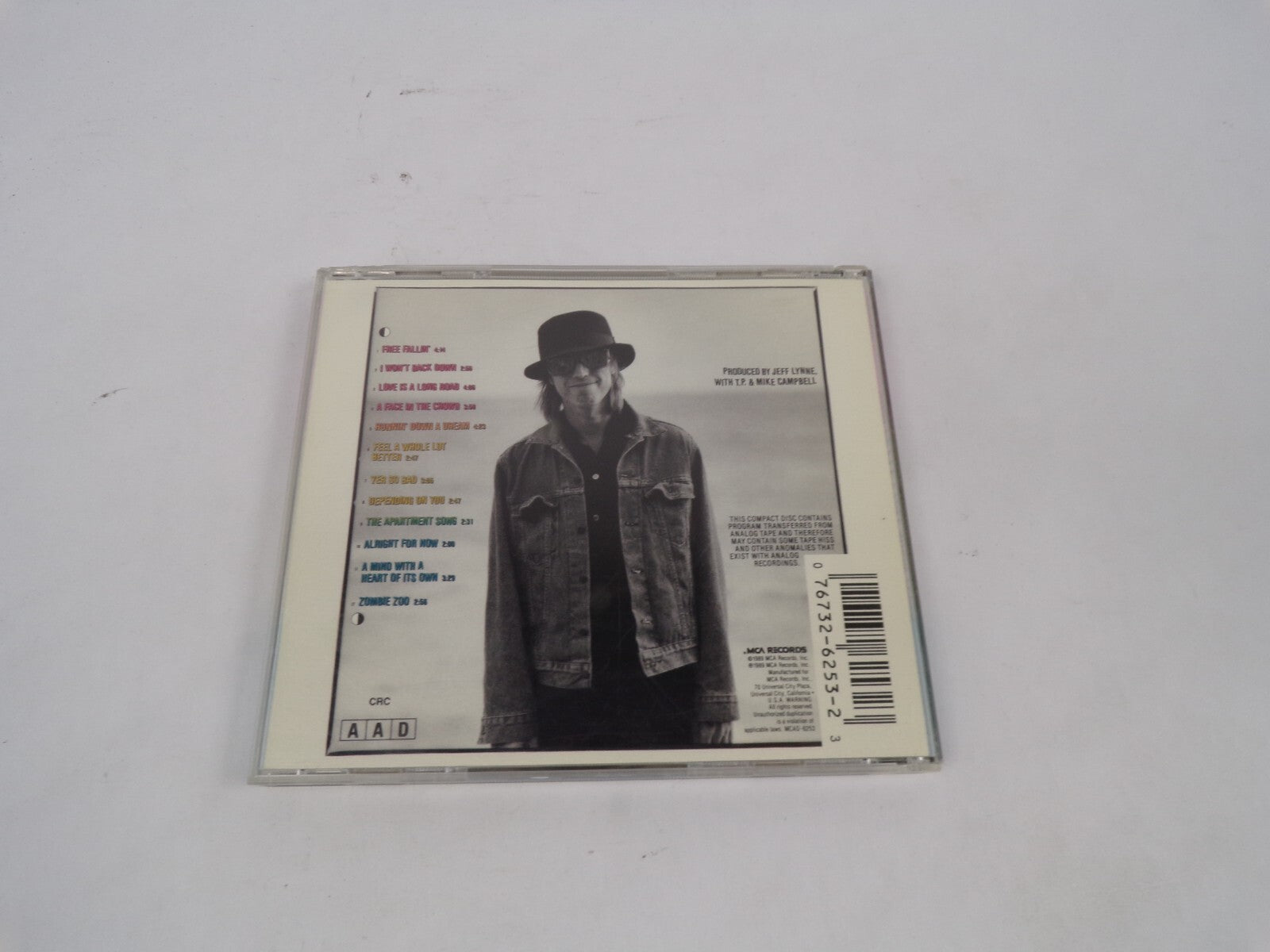 Tom Petty Full Moon Fever Free Fallin' I Won't Back Down Love Is A Long RoaCD#67