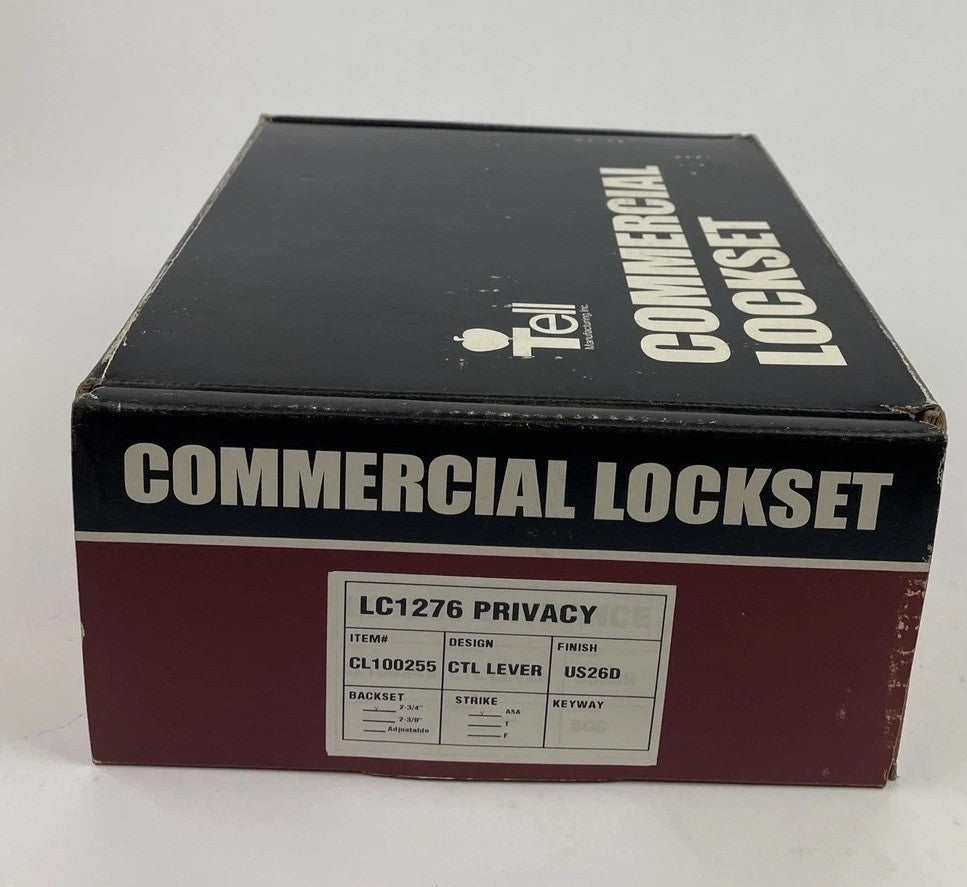 TELL LC1276 Cortland Lever (CTL) Heavy Duty Cylindrical Leverset - 2-3/4 Inch