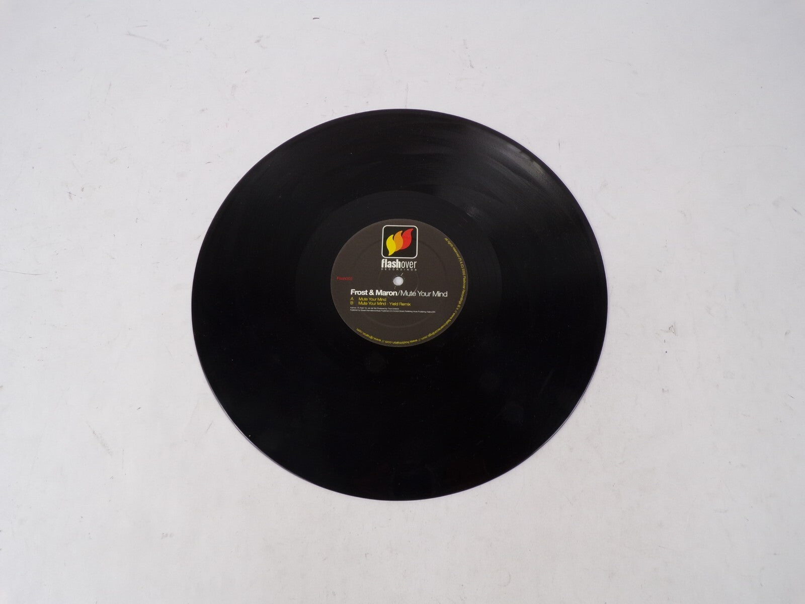 Flashover Frost & Maron/Mute Your Mind Yield Remix Vinyl Record