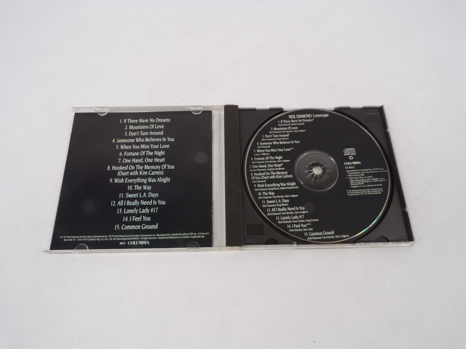 Neil Diamond Lovescape If There Were No Dreams Mountains of Love Dont Turn CD#63
