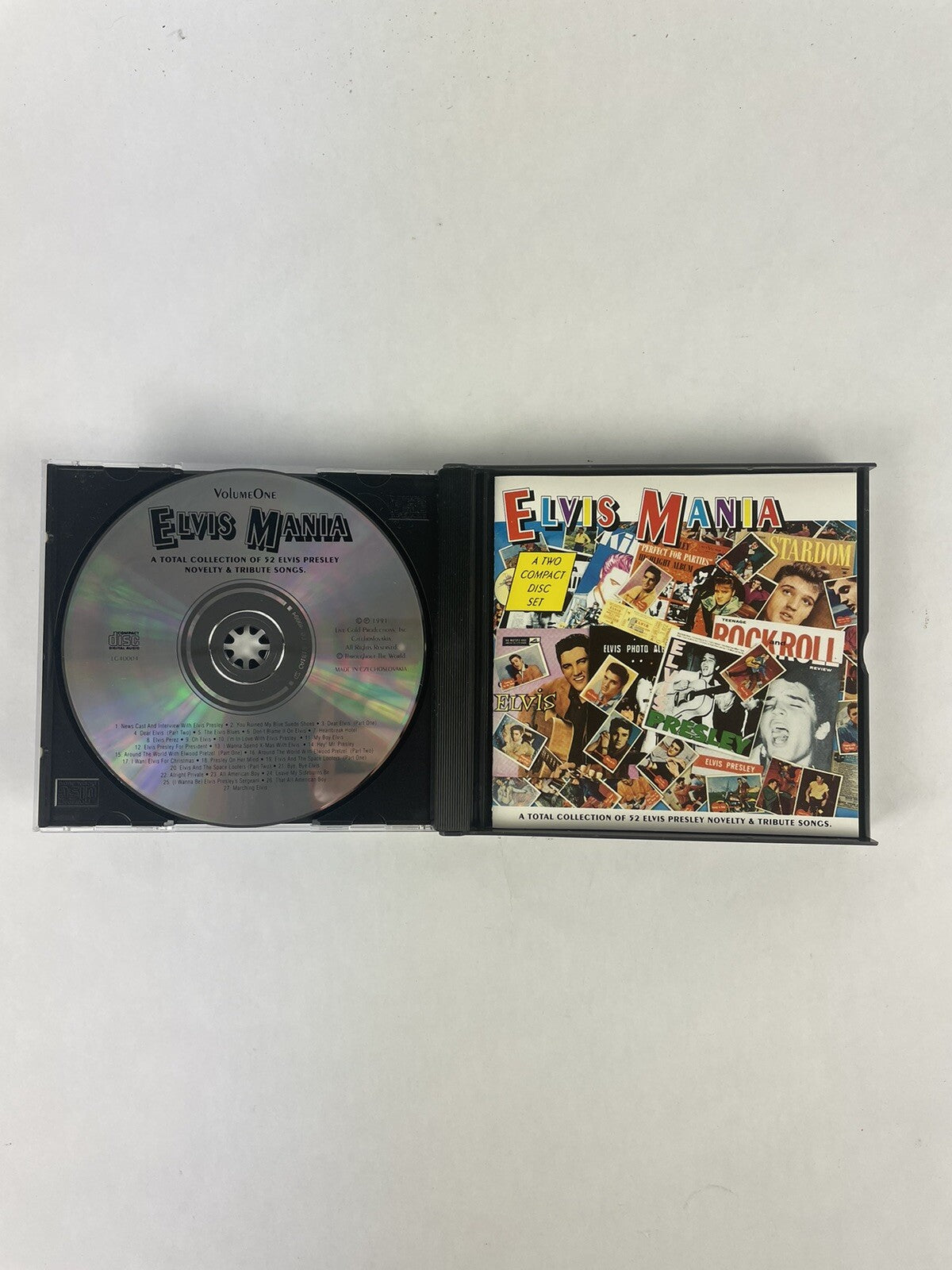 Elvis Mania Double CD, 1991 Czechoslovakian Import #8