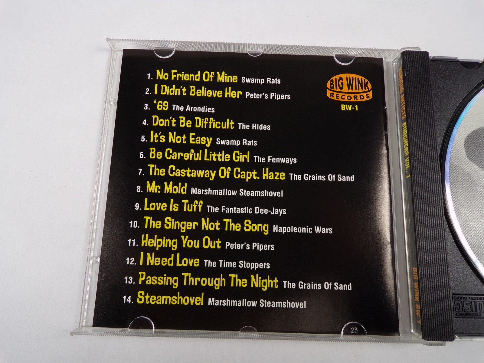 Various Artists Burgers Vol 1 No Friend Of Mine I Didnt Believe Her 69 CD#26