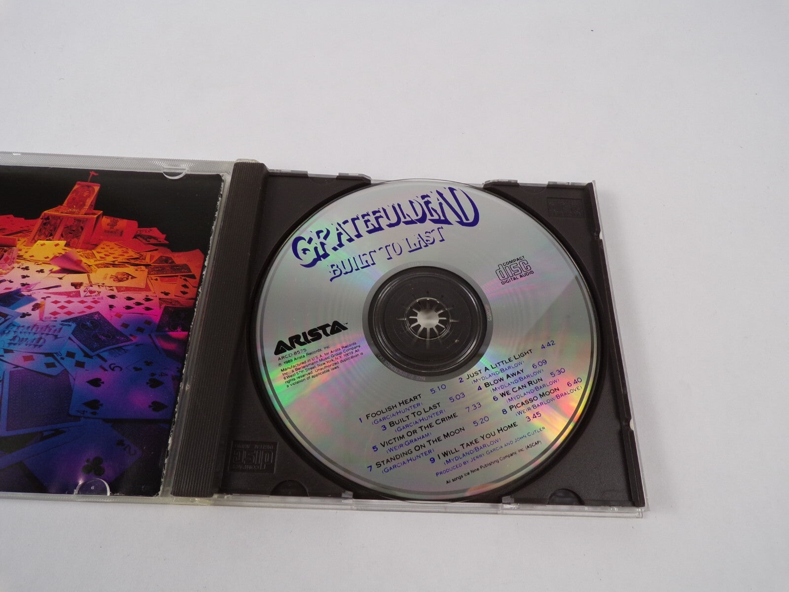 Grateful Dead Built To Last Foolish Heart Just A Little Light Built To LastCD#12