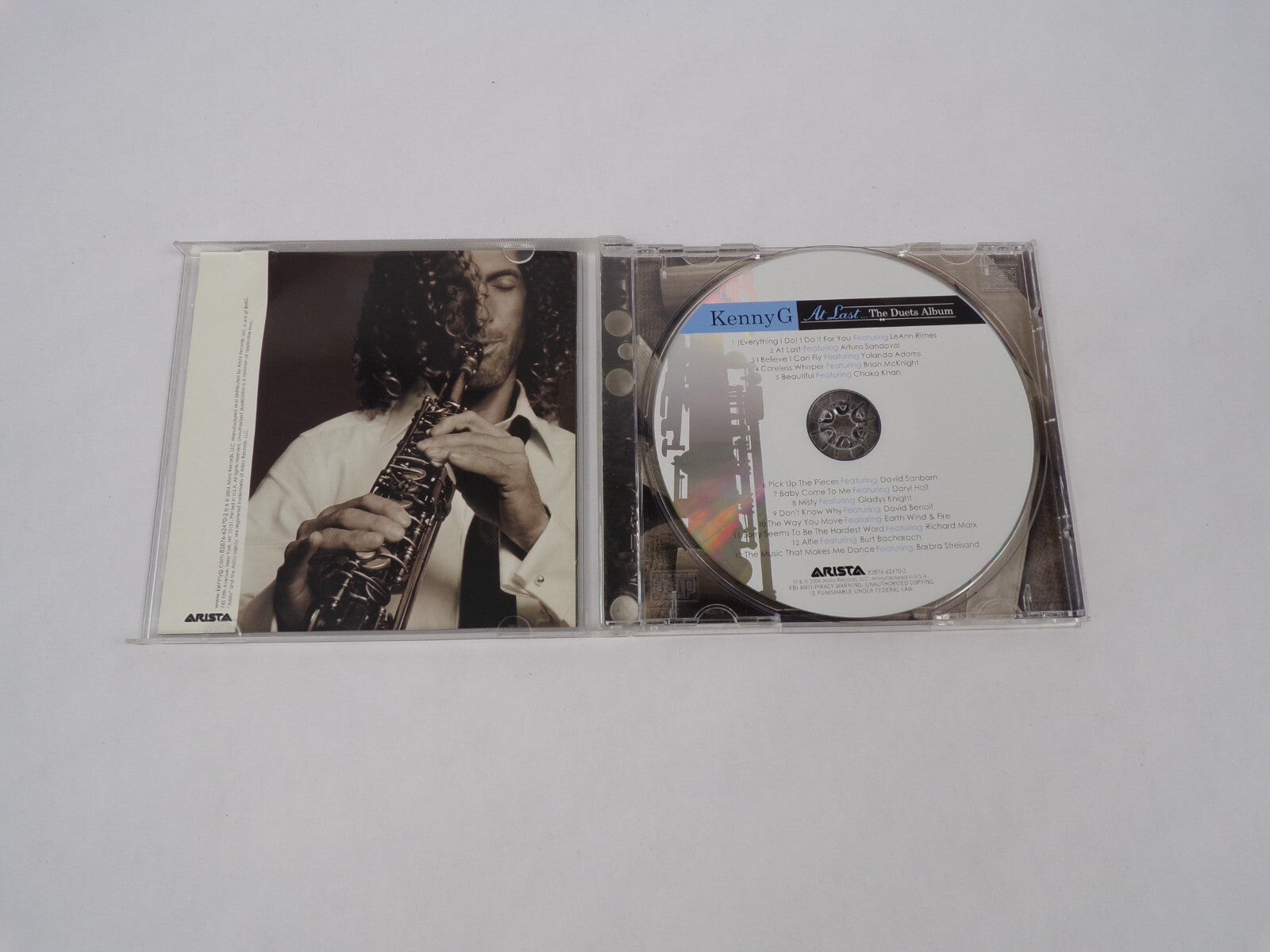 Kenny At Last Dont Know Why I believe I Can Fly Beautiful Misty Baby Come CD#63