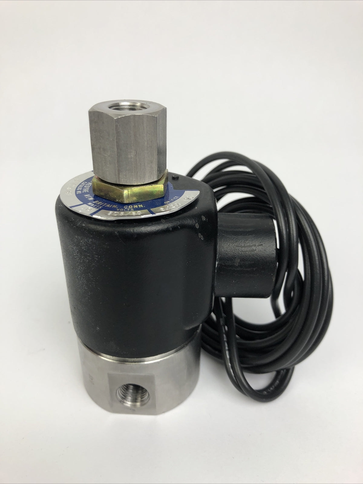 Predyne Model No D2224-S9 Solenoid Valve 208/60V 10W Oriface 3/32 R3 M.O.P.D 179