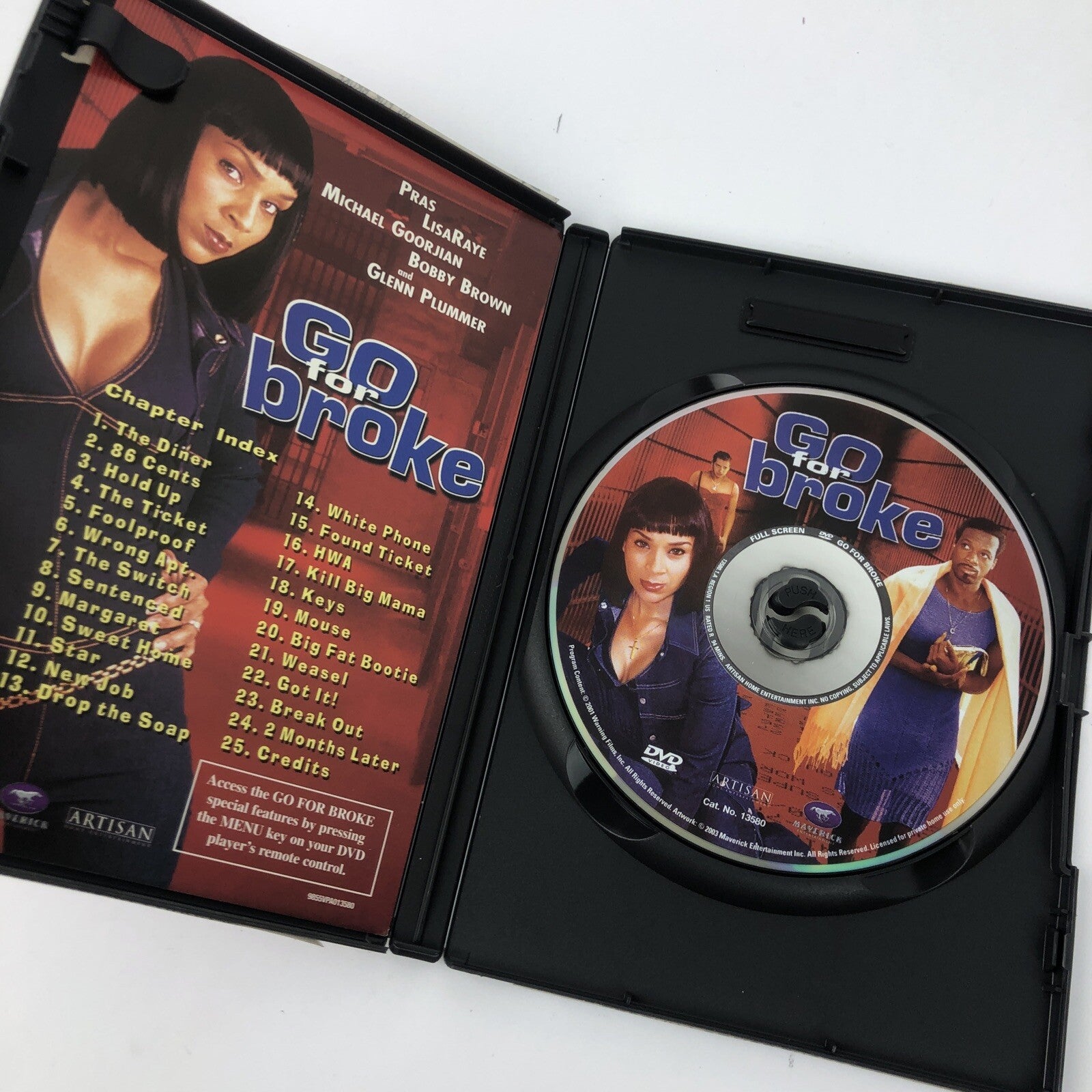 Go For Broke (DVD, 2003) a Jean Claude La Marre Film - Mint Disc Guaranteed