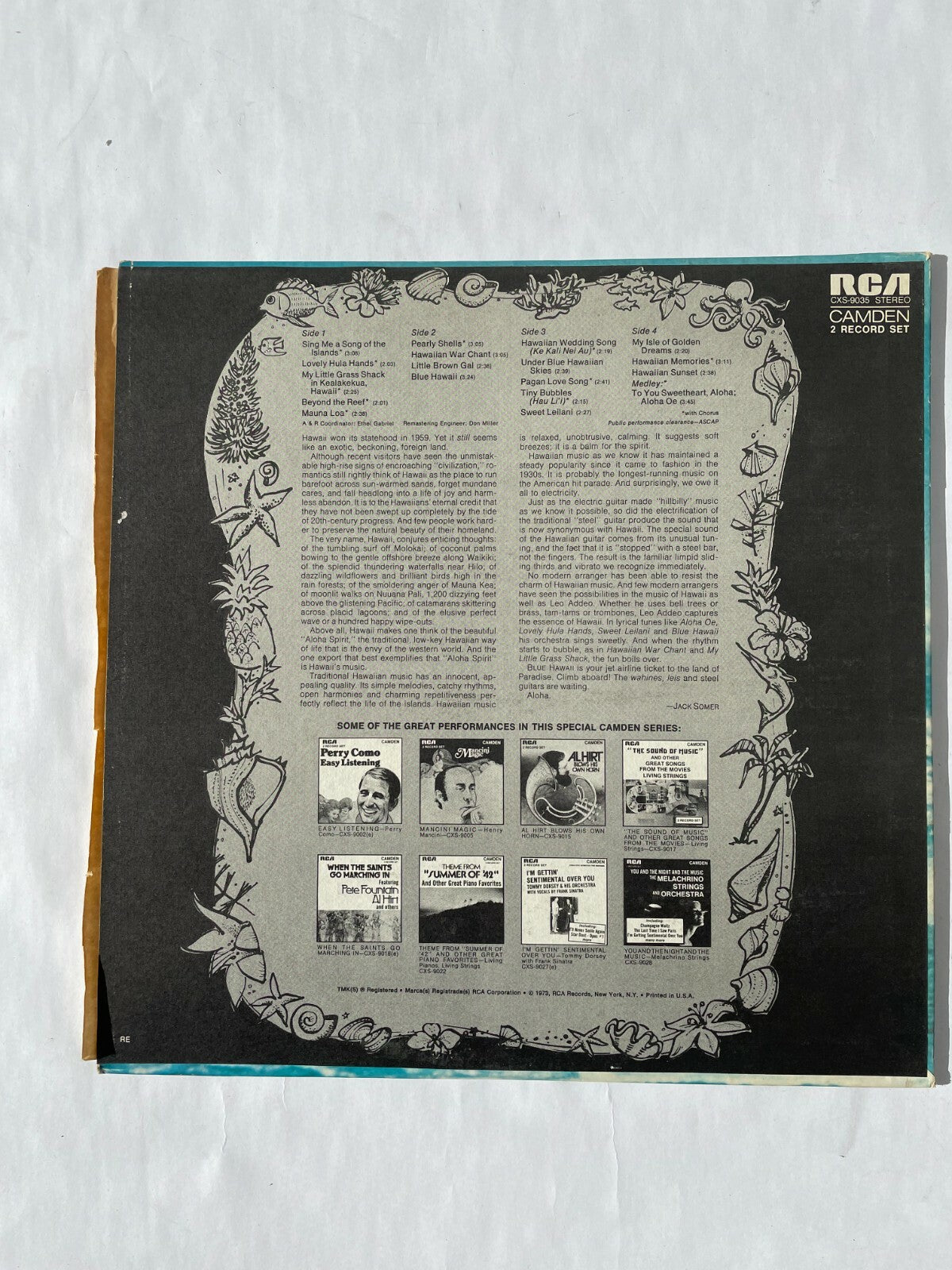 Blue Hawaii Leo Addea Vinyl Records Q10