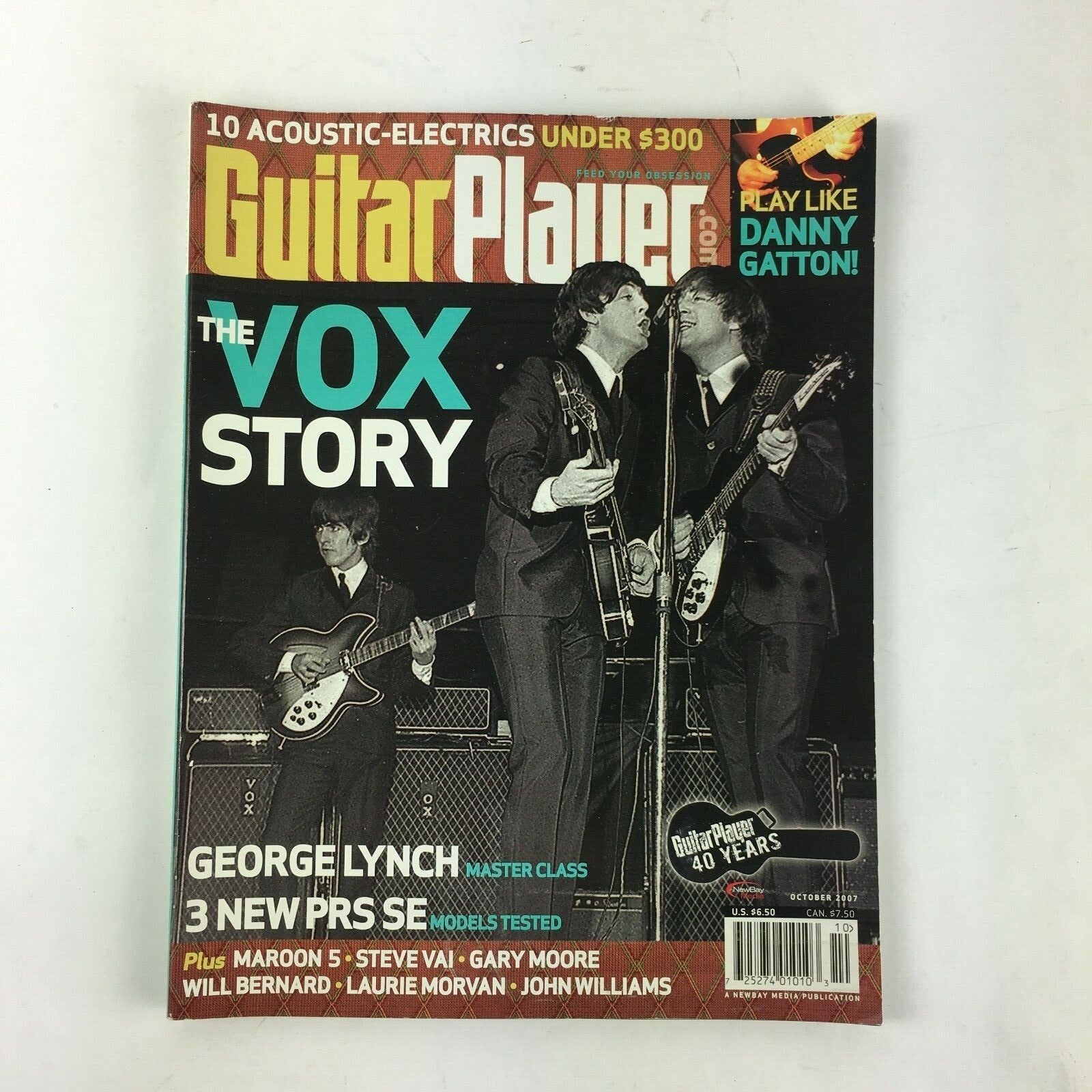 October2007 Guitar Player Magazine The VoxStory George Lynch Maroon5 DannyGatton