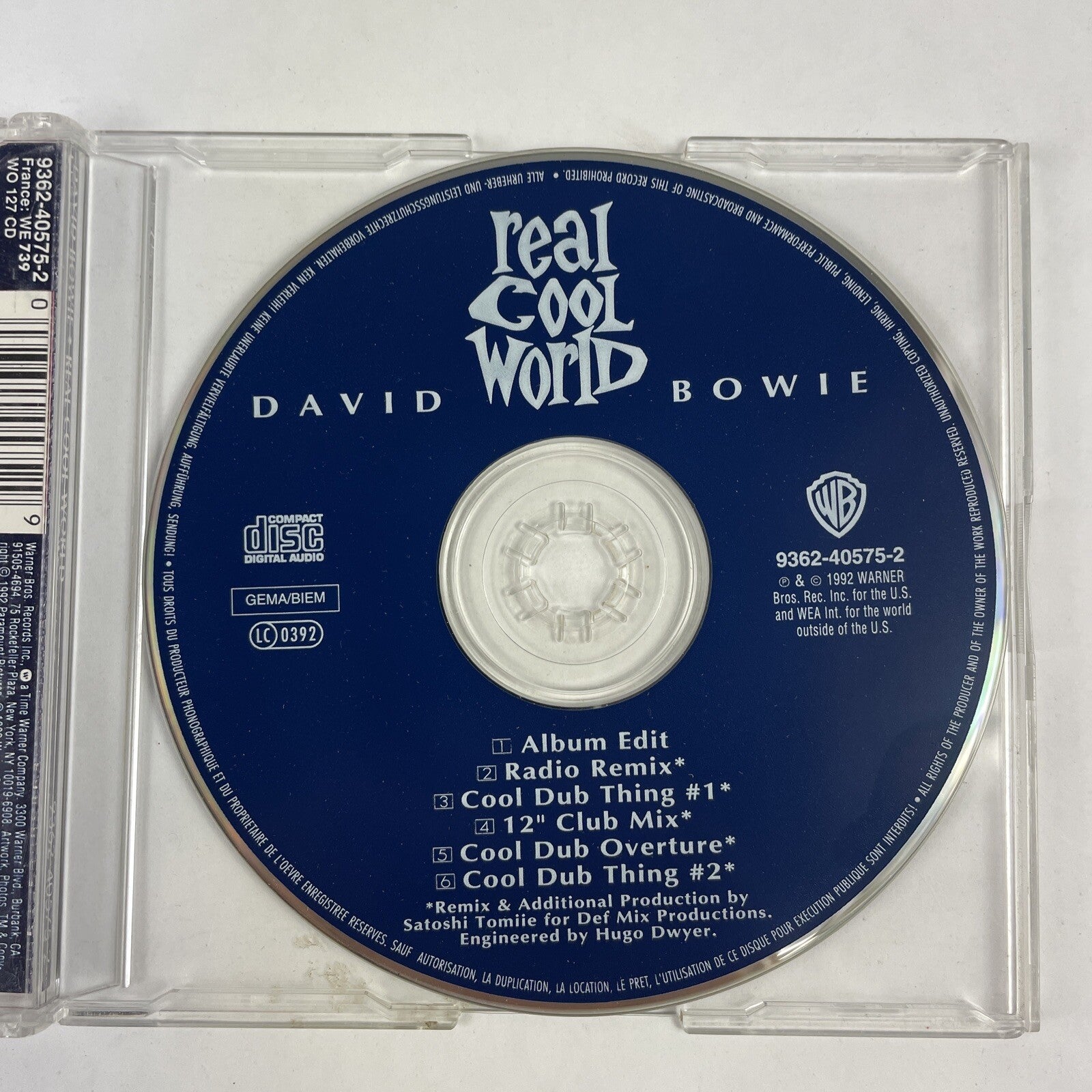 David Bowie- Real Cool World CD (1992) #15